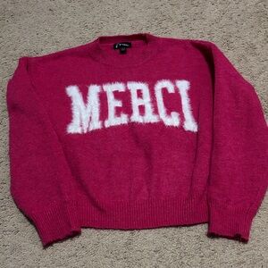 Art Class Fuchsia Sweater